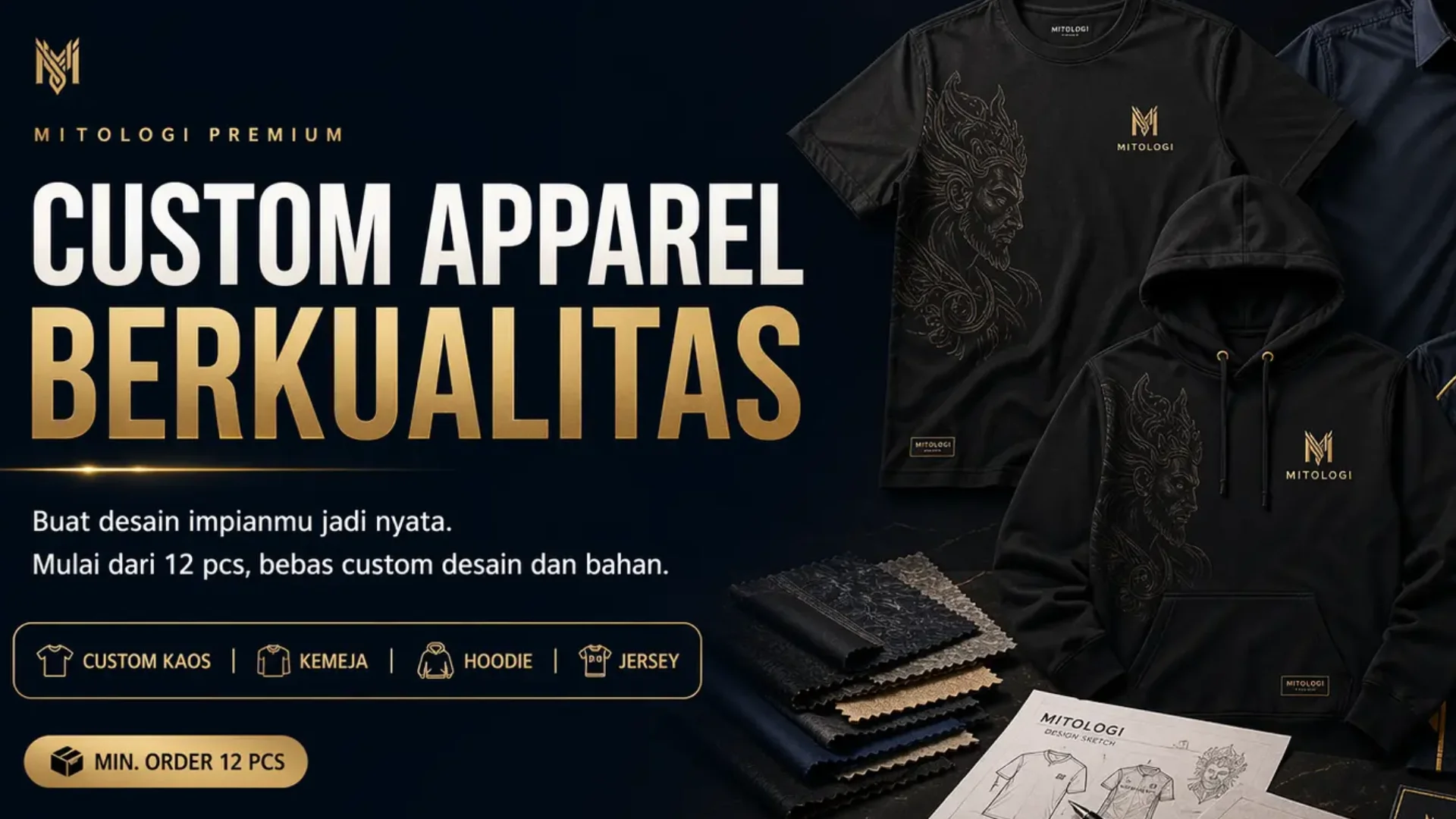 Custom Apparel Berkualitas