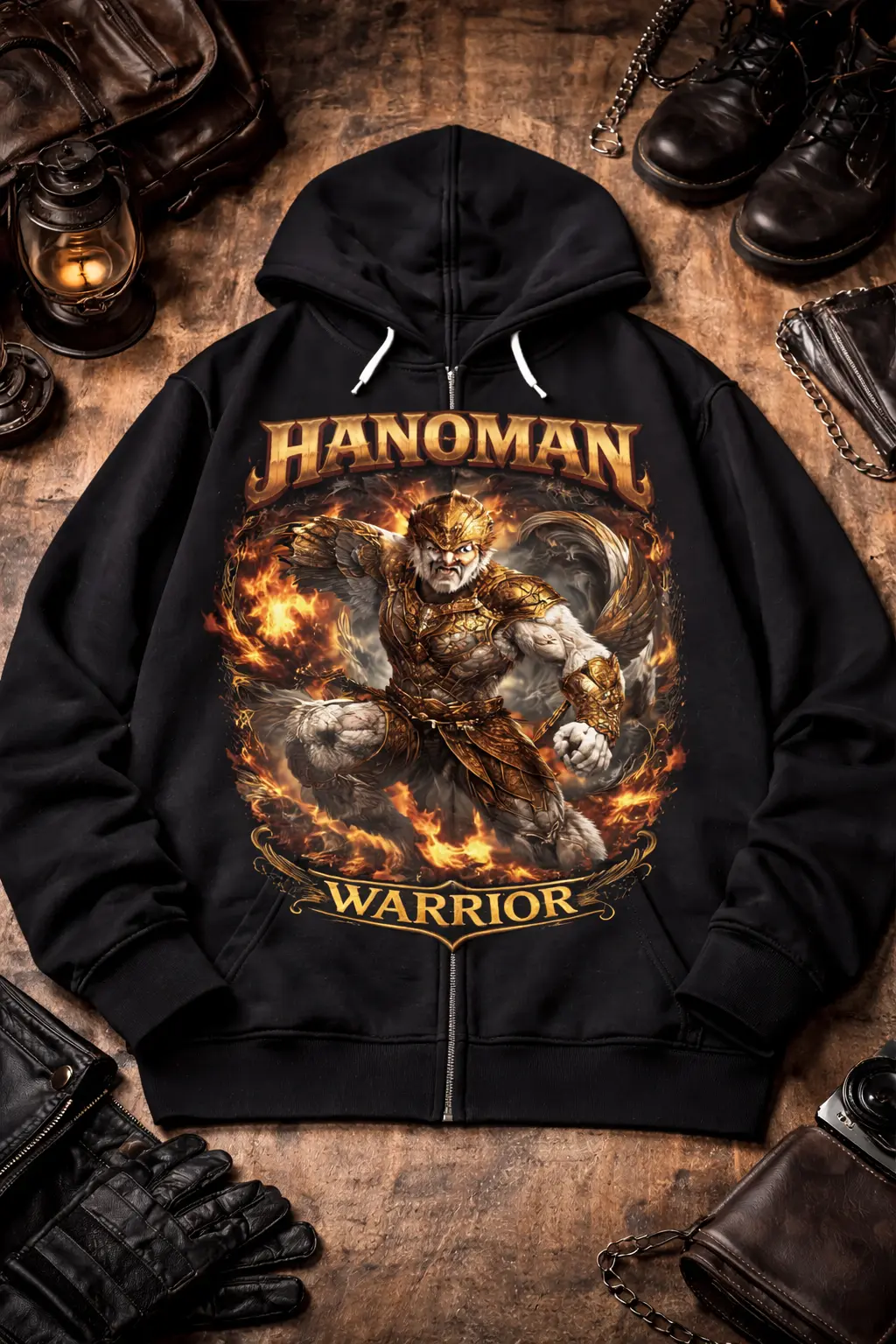 Hanoman Warrior Zip Hoodie
